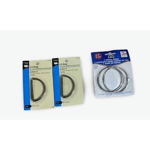 Metal D-Rings & Round Rings Hardware Lot